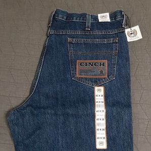 Men's Bronze Label Slim Fit Jeans 40x38 Med Rise